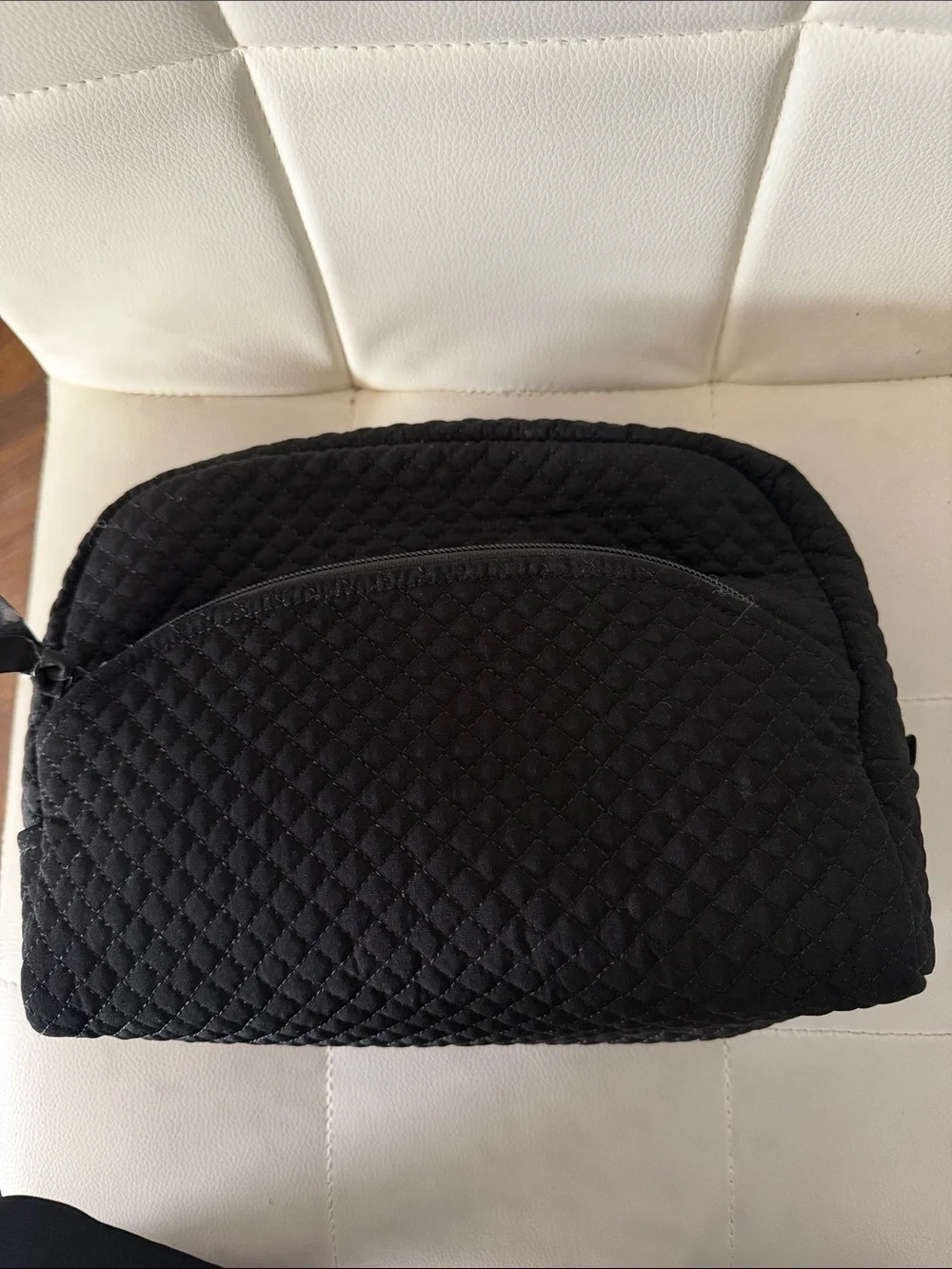 Vera Bradley Black Quilted Cosmetic Case